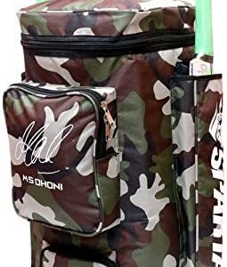 GLOW WINGS Enterprises Nylon Army Multi Printed Cricket Kit Bag for Cricketers