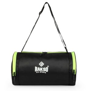 RAKSO Polyester Unisex Stylish Sports Duffel Gym Bag for Men, Women, Boys, Girls Large,Medium,Small Duffel Bag with Shoulder Bag Lightweight for Training Travel Waterproof Bag Combo for Workout