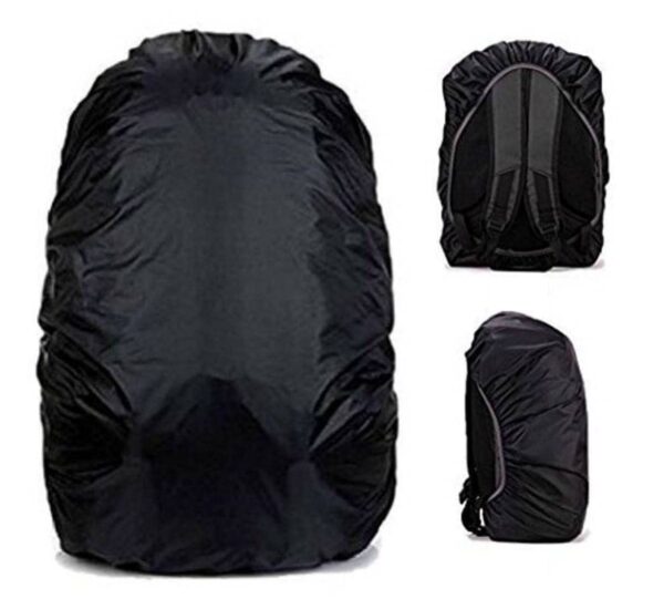 WROPZO Heavy Waterproof Nylon rain Cover and dust Elastic Adjustable rain Cover 100% Waterproof with Pouch for Laptop Bags and Backpacks School Bag, Luggage Bag Cover