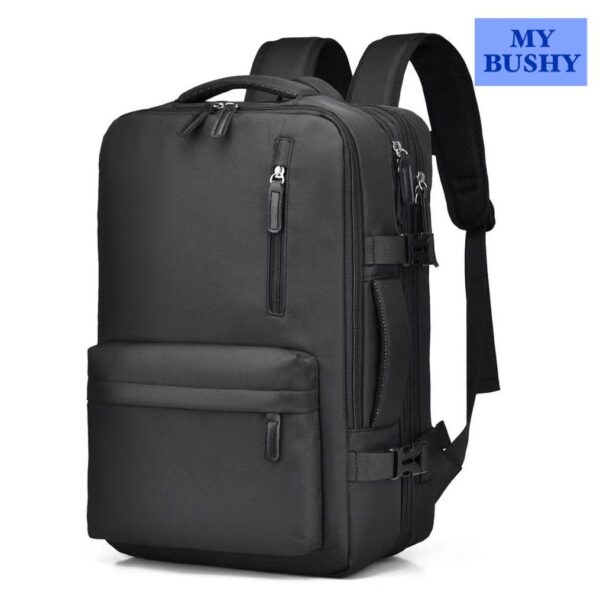 Laptop Antitheft bagpack with multiple compartments, USB CABLE & a USB charging port,waterproof, office/college/travel luggage bag, colour variants, shoe storage space, 35 L