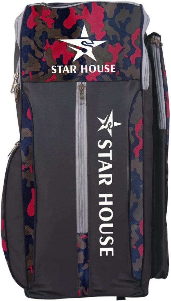 Star House Nylon Unique Army Printed Cricket Kit Bag for Cricketers