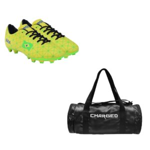 Charged Sports Bag Artize Black With Gowin Football Shoe Country Color Brazil Size-2