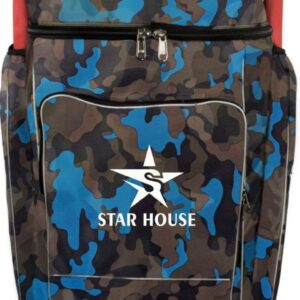 Star House- Cricket kit Bag with Heavy Padded Nylon Material (Blue)