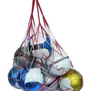 Tasco Sports Football Carry net (12 to 16 Ball) Color May Vary | Nylon net Strong Durable Nylon Mesh Ball Carry Net Bag for Volleyball Basketball Football Outdoor Sports Equipment