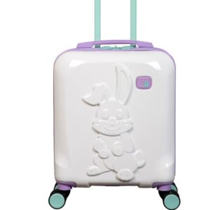 it luggage-Cotton Tail-White-Underseater-18 inches-Kids Luggage- Hard case- Travel Bag-PC-8 Wheel Trolley Bag (White)