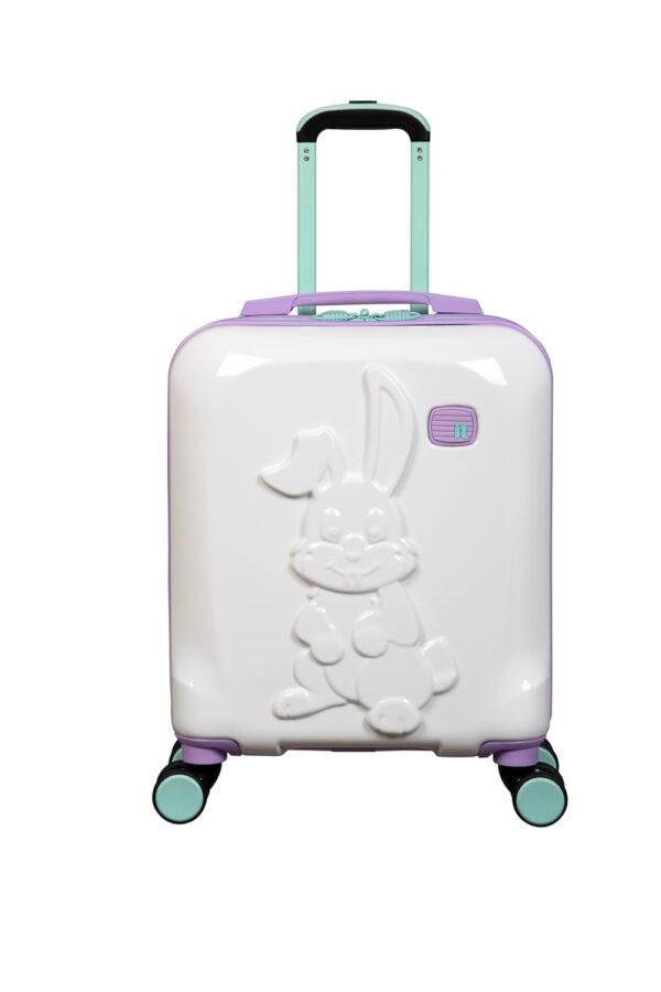 it luggage-Cotton Tail-White-Underseater-18 inches-Kids Luggage- Hard case- Travel Bag-PC-8 Wheel Trolley Bag (White)