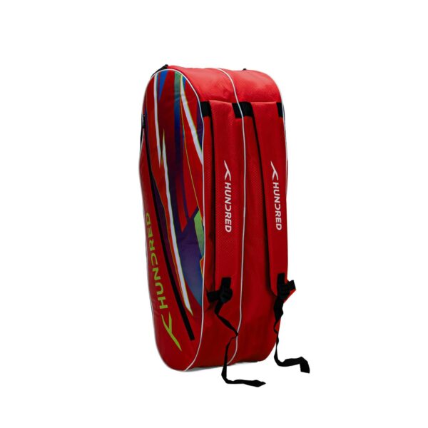 HUNDRED Debut Kit Bag Double Compartment with Side Pouch (6in1) Kit Bag (Red)