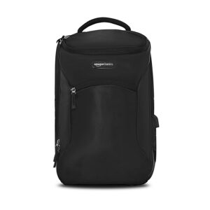 Amazon Basics Anti-Theft Laptop Bag for 15.6 Inch Laptops | College/Travel Backpack with USB Charging Port | 32 L