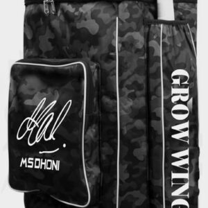 Grow wings MS Dhoni Cricket Kit Bag Extra Quality Heavy Padded Cricket Kit Bag (Olive Green)