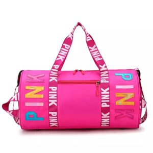 TYPIFY polyester 22 Cms Duffle Bag(GYM1_Pink)