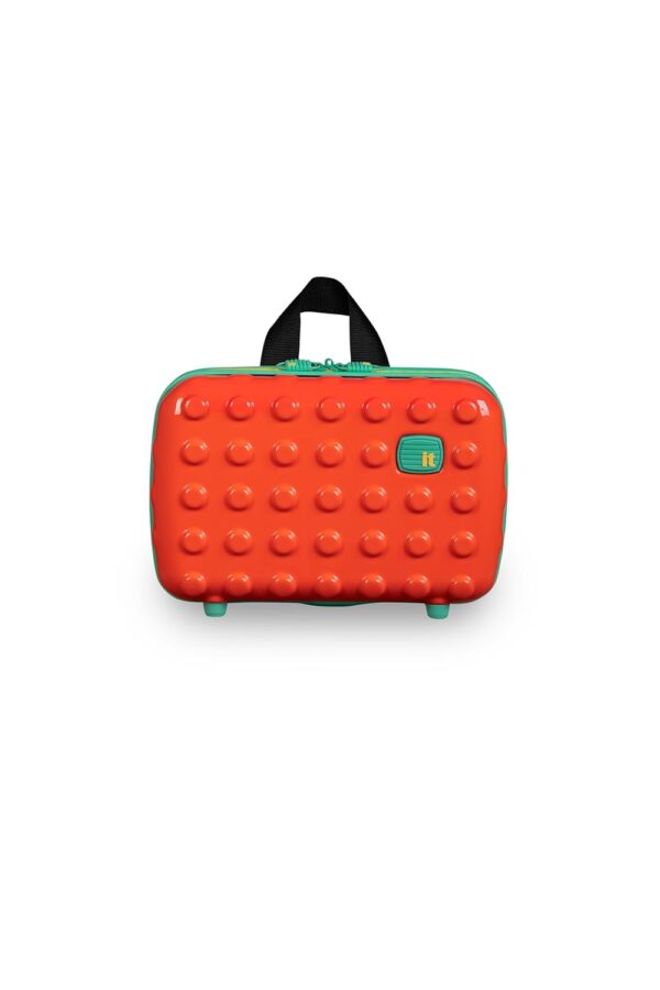 it luggage-Bobble Bloc-Vibrant Orange-10 inches-Handheld Travel case-Bio degradable-Travel Accessories-Kids Tavel Case