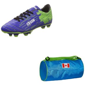 Charged Sports Bag Toronto Large Sky With Gowin Football Shoe Crush Blue Green Size-8