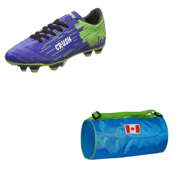 Charged Sports Bag Toronto Large Sky With Gowin Football Shoe Crush Blue Green Size-8