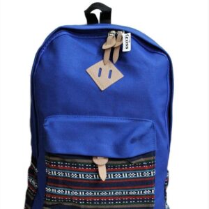 Aeoss Backpack Girls Women Bohemian Aztec Tribal Print Bag (BLUE LARGE SIZE)