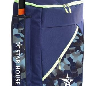 ALEX TOUCH- Cricket Kit Bag with Heavy and Soft Nylon Material XL (UNIQUE BLUE)