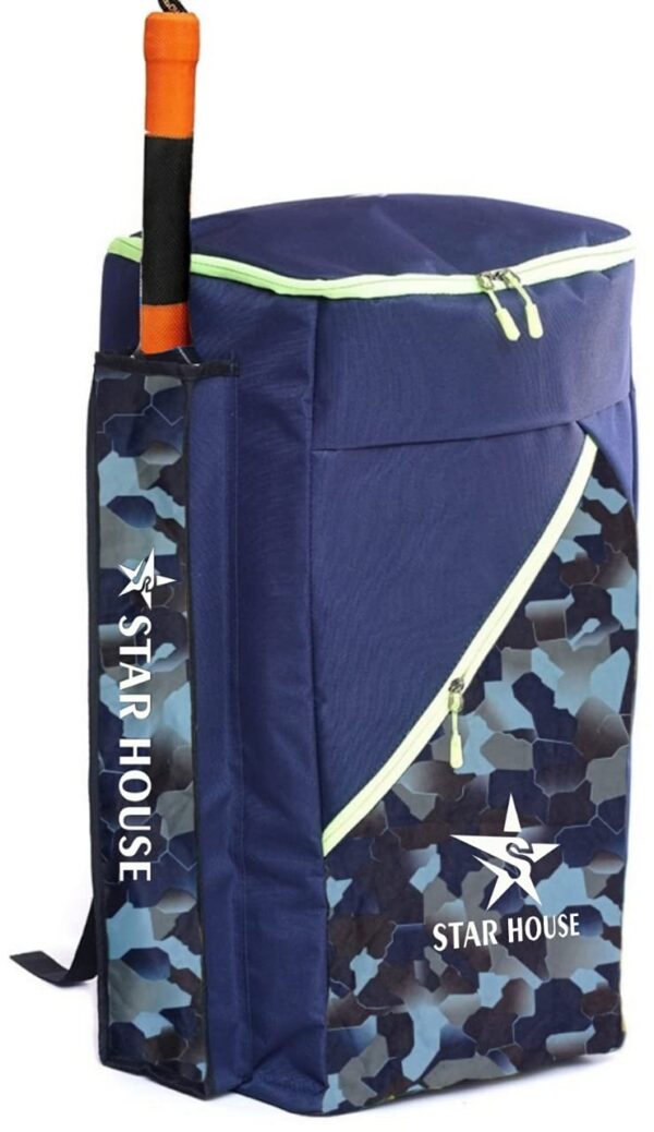 ALEX TOUCH- Cricket Kit Bag with Heavy and Soft Nylon Material XL (UNIQUE BLUE)