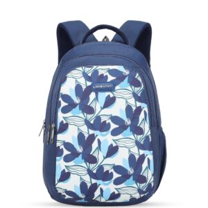 Lavie Sport 43cm Floral Printed 26 litres School Backpack for Girls | Stylish and Trendy Casual Backpack