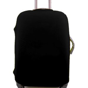 ORKA Travel Premium Spandex Stretchable Fabric Luggage Protector Cover only [Medium 24-26 inch – Black) (Suitcase Bag Not Included in This Product)