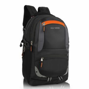 Half Moon Large 37L Laptop Bag Backpack for menं Women Boys and Girls Luggage Travel Bags with 17.3 inches Laptop Compartment & Rain Cover