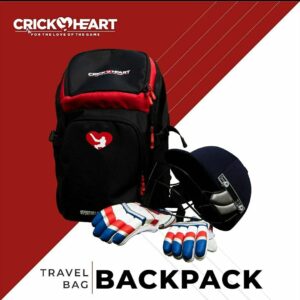 CrickHeart llp Travel Bag || Backpack || Cricket Kit with Bowler Kit Bag || Shoe/Ball Bag (Pack of 3)