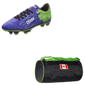 Charged Sports Bag Canada Large Black With Gowin Football Shoe Crush Blue Green Size-7