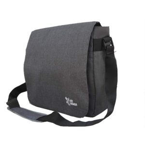 Bee armour Fabric 16 inches Grey Messenger Bag (BAM01)