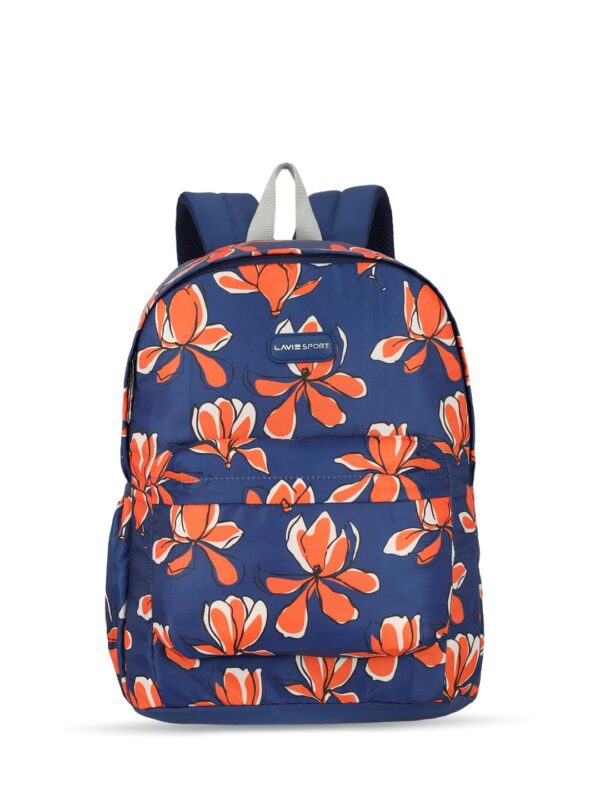 Lavie Sport 41cm Bloomy 18L Printed Casual Backpack | School Bag for Girls