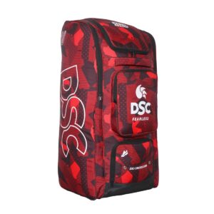 DSC Rebel Revolt Duffle Cricket Kit Bag, Colour – Red/Black