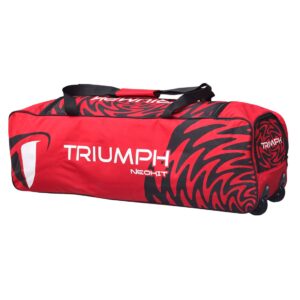 Triumph UNIKIT-990 Cricket Wheel Bags Size 36″x11″x10″ Black/Red