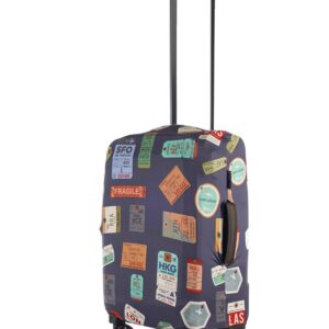 Nasher Miles Eco Friendly Polyester 55 cm (20 Inch) Small Protective Luggage Cover (Grey)