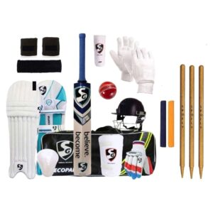 SG Full Cricket Kit Combo with Spofly™ Brand Stumps