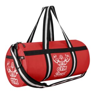 Reaz MART Gym Bag for Boy/Girls 40cms Duffle/Shoulder/Gym Bag for Men & Women with Separate Shoe Compartment (Red)