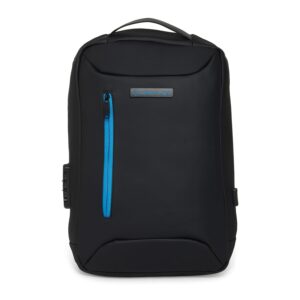 Nasher Miles Staten Passenger Workpack 22 Liters Water Resistant, Padded, Premium Reversed Polyester Laptop Backpack | Number Lock with USB charging| Unisex| Ideal For Office