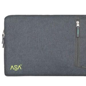 ASA Global Solution Fabric 16 inches for Gaming Laptop Sleeve with Shock and Water Resistance, Design, Main Utility Pocket