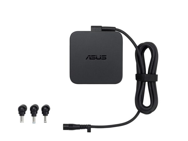 ASUS U65W-01 Mini Mulit-Tips Adaptor/Charger Pin with Plug Dimension 4.0mm*1/4.5mm*1/5.5mm*1 – Black