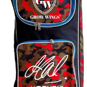 Grow wings New Cricket Kit Bag Light Weight with Attractive Design Kit Bag (RED)