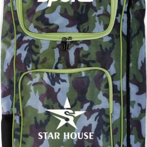 STAR HOUSE-Cricket Kit Bag with Heavy Padded One Side Bat (ROYAL ARMY)