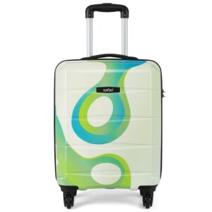 Safari Tiffany 55 Cms Small Cabin Trolley Bag Hard Case Polycarbonate 4 Wheels 360 Degree Wheeling System Luggage, Trolley Bags for Travel, Suitcase for Travel, Multicolour