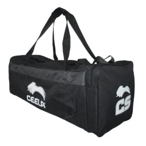 Ceela Sports CS-CKB-B01 Nylon Cricket Kit Bag (Black)