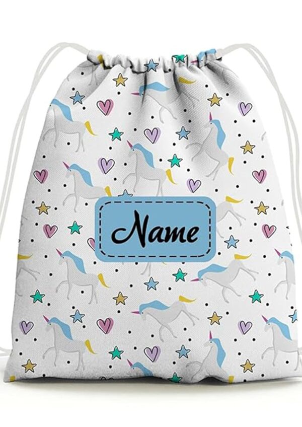 Baby of Mine Drawstring Swimming bag for kids for Gym yoga Tuition Beach Waterproof Backpack for 3-10 year Girls boys Bag with Custom personalisation