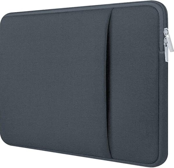 Dyazo 13-13.3 inch Laptop Sleeve Bag case Cover Compatible for Mac Book Pro/Air 2023-2021 M2 M1 & All Other Notebooks Neoprene with Front Pocket, Grey