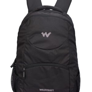 Wildcraft Polyester Stylish 25.6 liters Multi-Colour Laptop Backpack (Black)