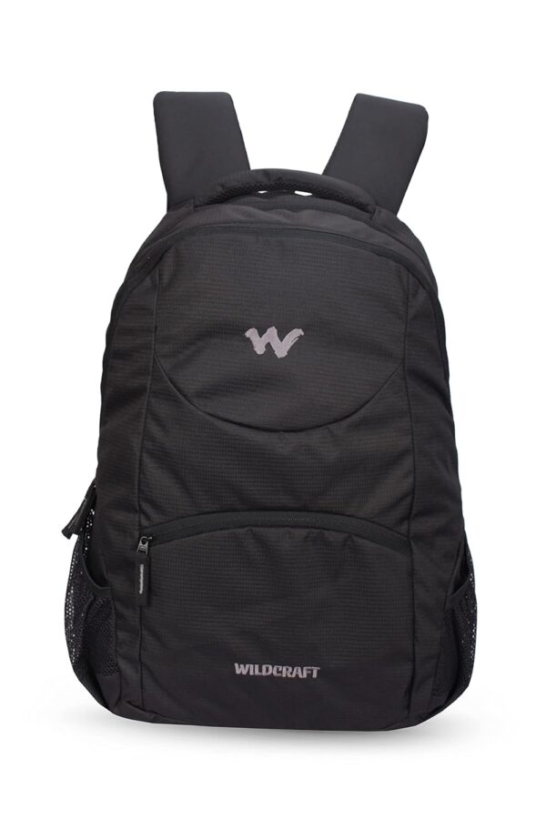 Wildcraft Polyester Stylish 25.6 liters Multi-Colour Laptop Backpack (Black)