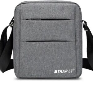 StrapLt Polyester Casual Sports Formal Evening/Party Sling Bag for Men & Women (Grey)