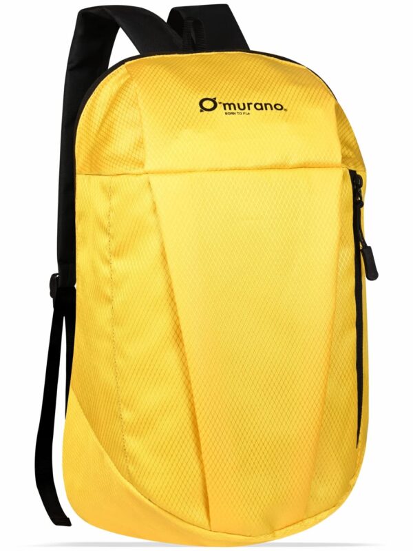 Murano Louis 10ltr Small Casual day backpack/Office Bag | Travel Bag | School Bag | College Bag | Versatile bag For Men & Women |For Girl & Boy (Yellow)