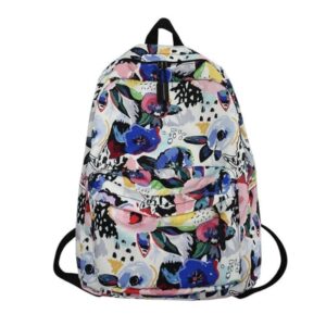 MELVIS 20L Backpack School Bag For Travel With Bottle Compartment | Trendy Water Resistant High Storage Bag For Men & Women | Boys & Girls Laptop Printed Backpack For College Gift