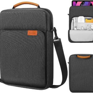 SwooK 13-13.3 inch Universal Laptop Compatible Sleeve Shoulder Bag Carrying Case for 13″ MacBook Air, Pro, iPad 12.9, Surface Pro, ASUS Zenbook Vivobook,Dell Xps, Hp Envy Laptop Sleeves Bag