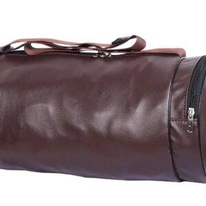 Sector Z Large Artificial Brown Leather Bag