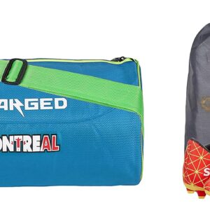 Charged Sports Bag Montreal Large Sky with Gowin Football Shoe Country Color Spain Size-2