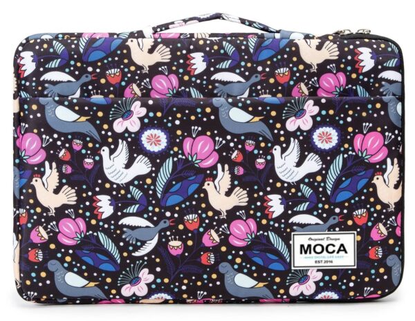 MOCA Compatible 360 Protective Laptop Sleeve Hand Bag for 12 13 in Laptop Case Bag Sleeve for Surface Pro,New M1 MacBook Air/Pro 13 in,MacBook 12″,Ipad Pro 12.9 Tablet Laptop Sleeves Sleeve Bag,Black